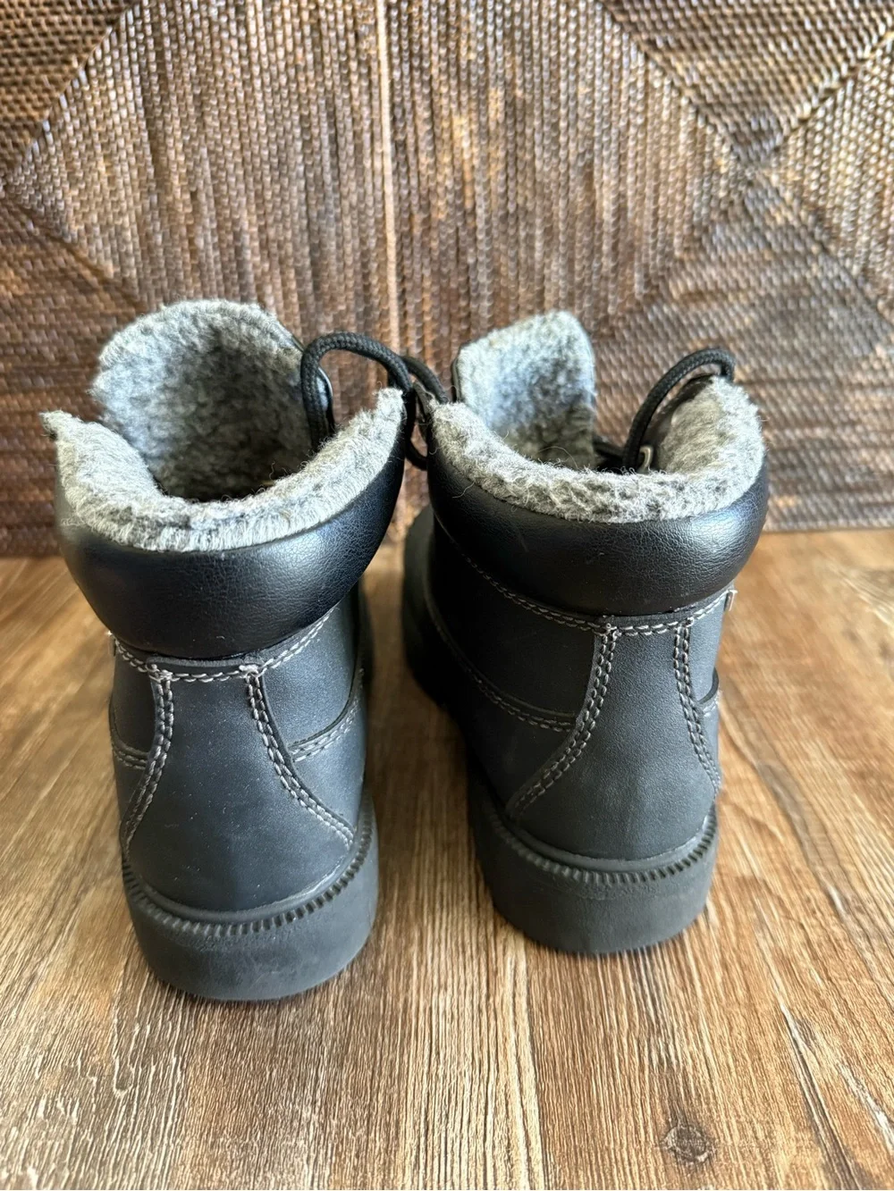 Smartfit Black Boots Size 2.5